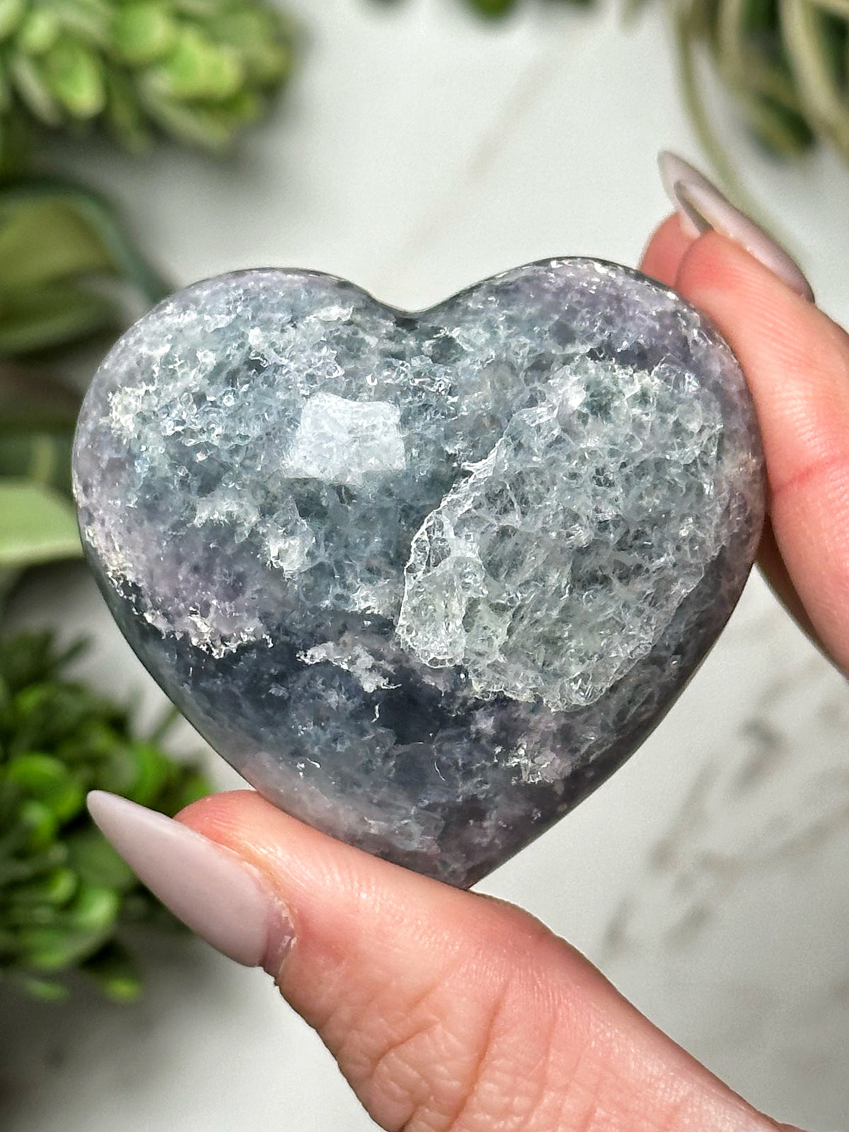 Fluorite Heart - #6