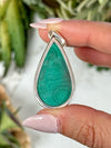 Malachite Teardrop Pendant - #1