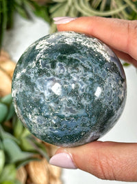 Moss Agate Sphere - #1