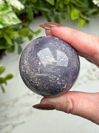 Grape Agate Sphere - #12