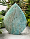 Blue Aragonite Flame - #6