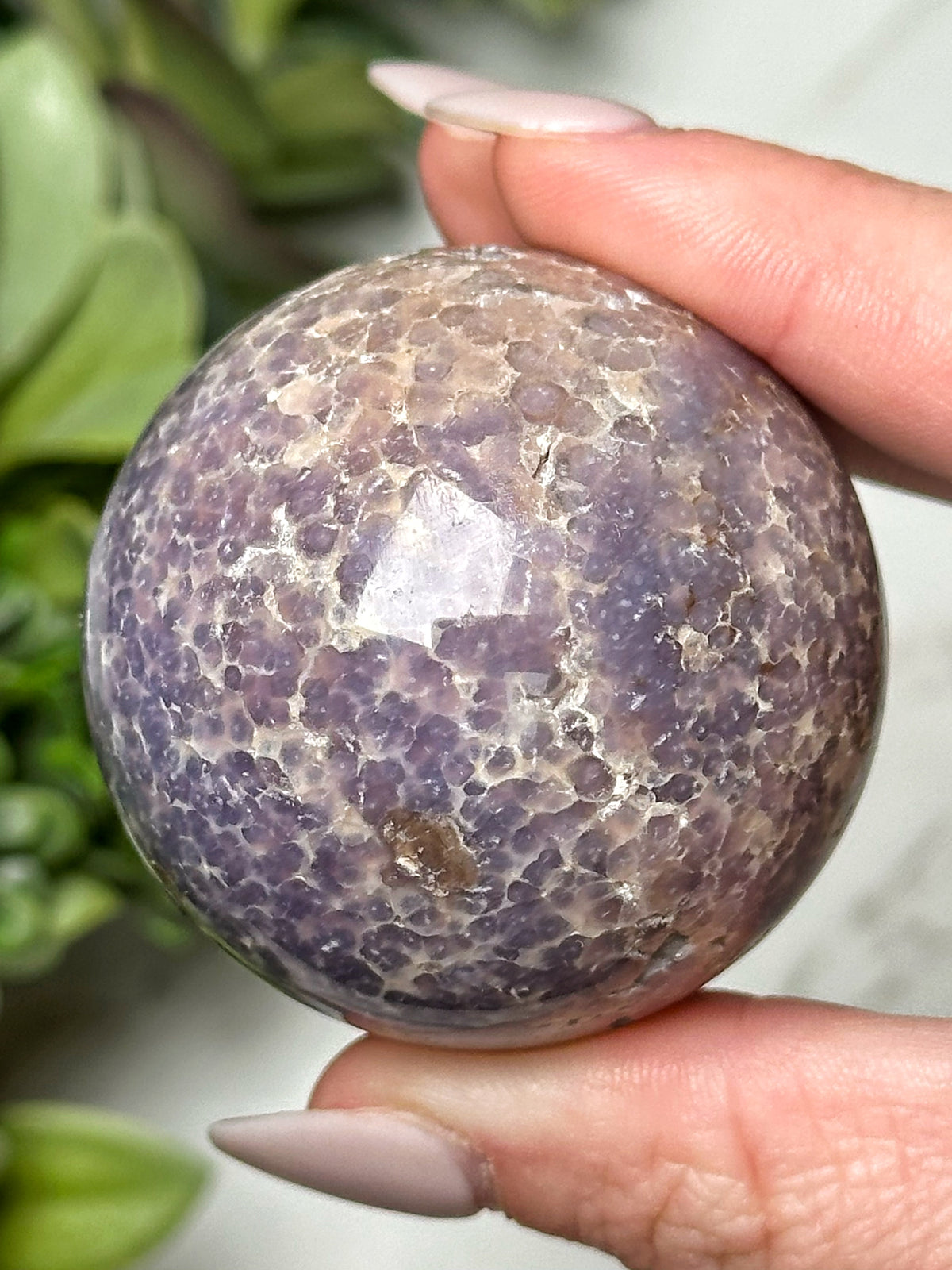 Grape Agate Sphere - #13