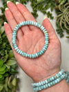 Larimar Bracelets - Throat Chakra - No. 20