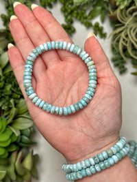 Larimar Bracelets - Throat Chakra - No. 20