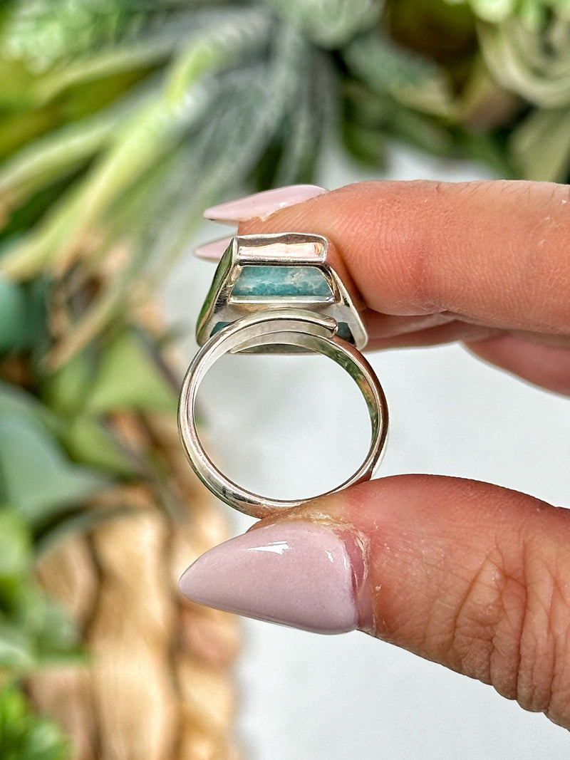 Amazonite Ring - #1