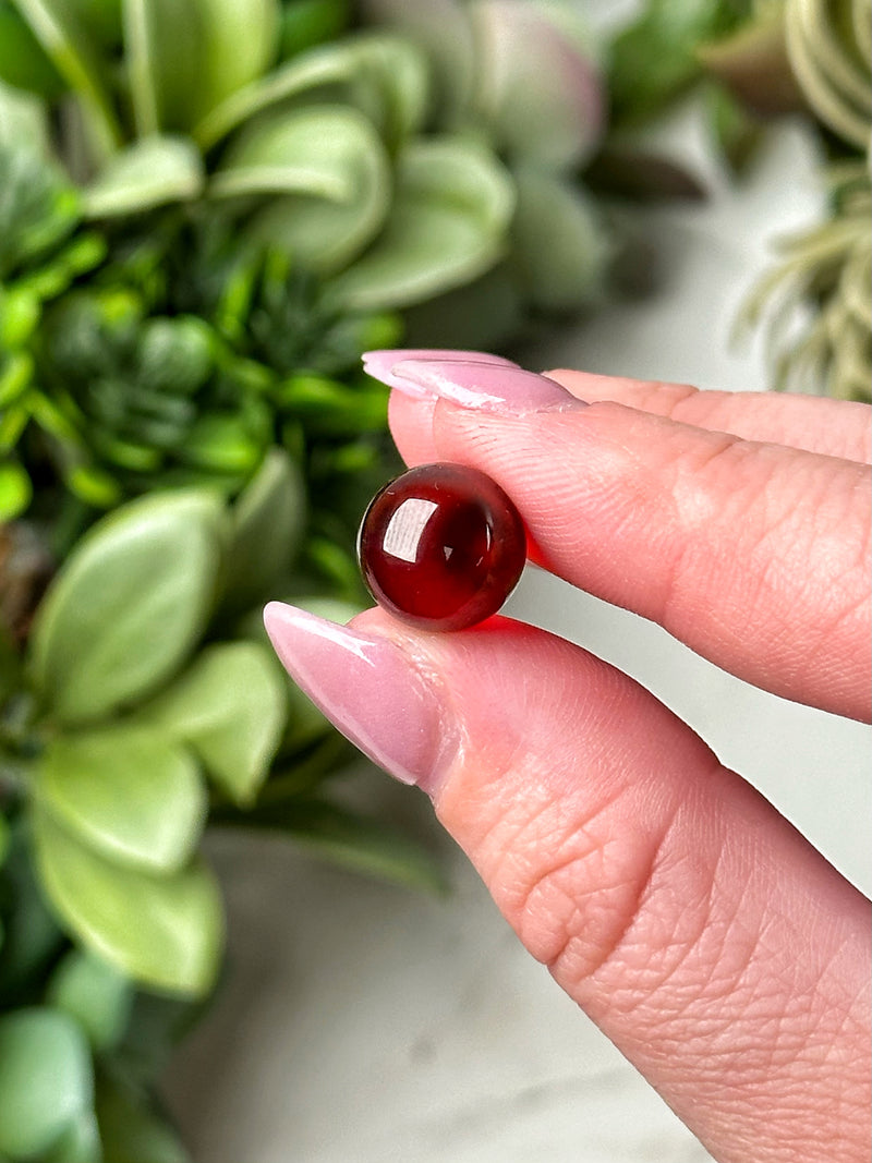 High Quality Hessonite Mini Garnet Sphere - #10