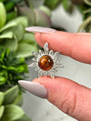 Amber Sun Pendant -#3