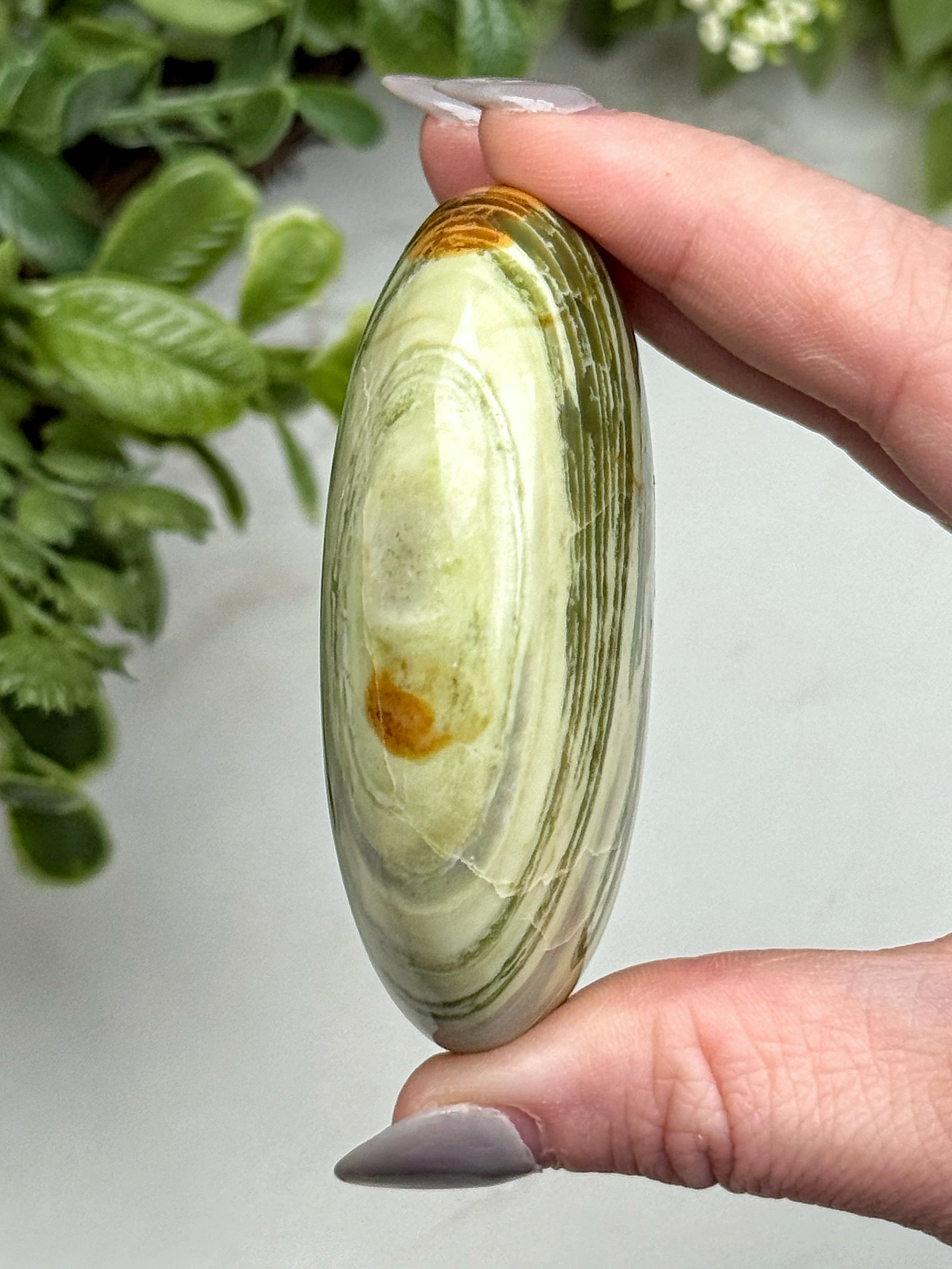 Serpentine Palmstone - #8