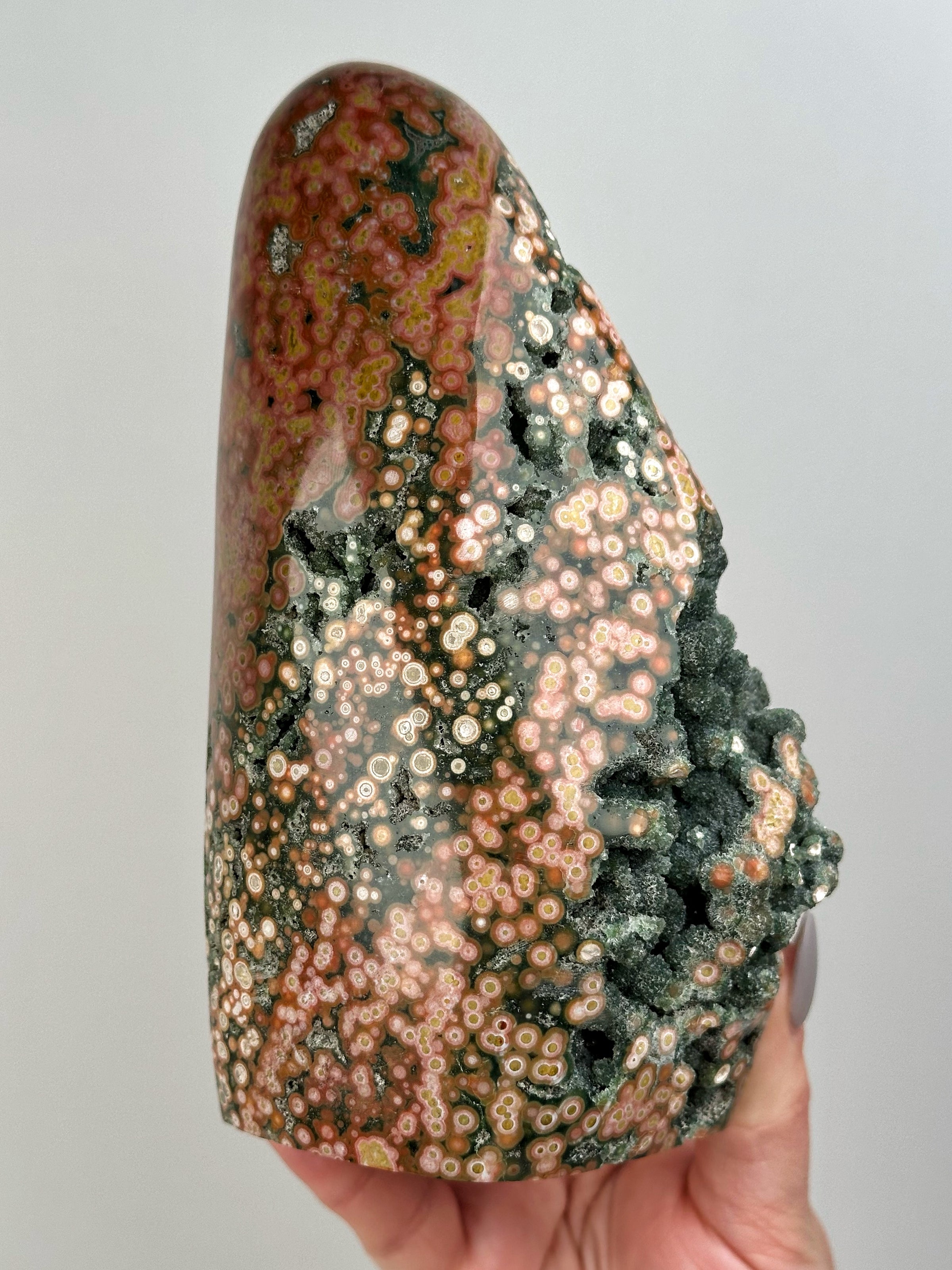 Druzy Ocean Jasper Freeform - #1