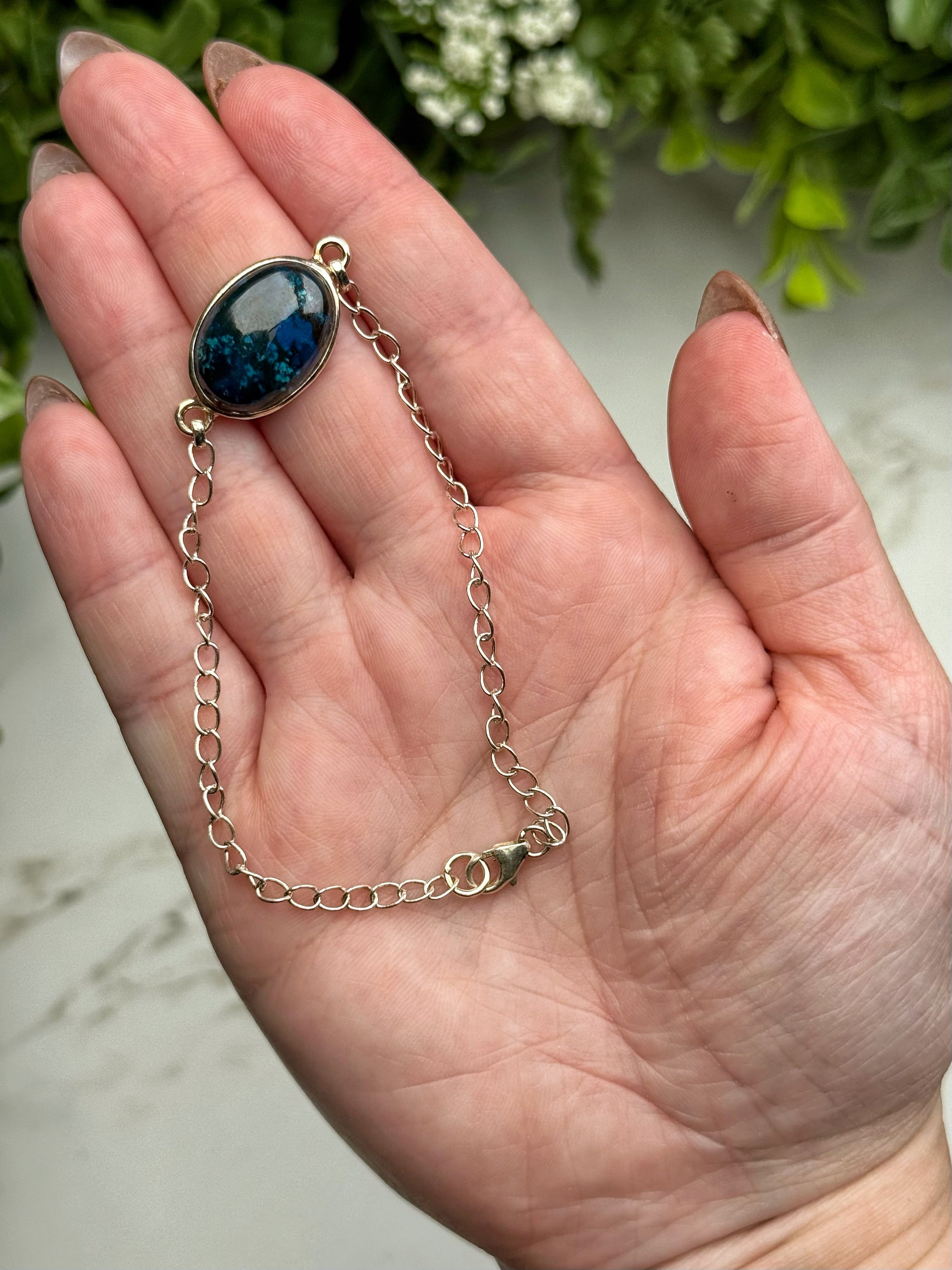 Shattuckite Bracelets - Third-Eye & Throat Chakra - No. 79