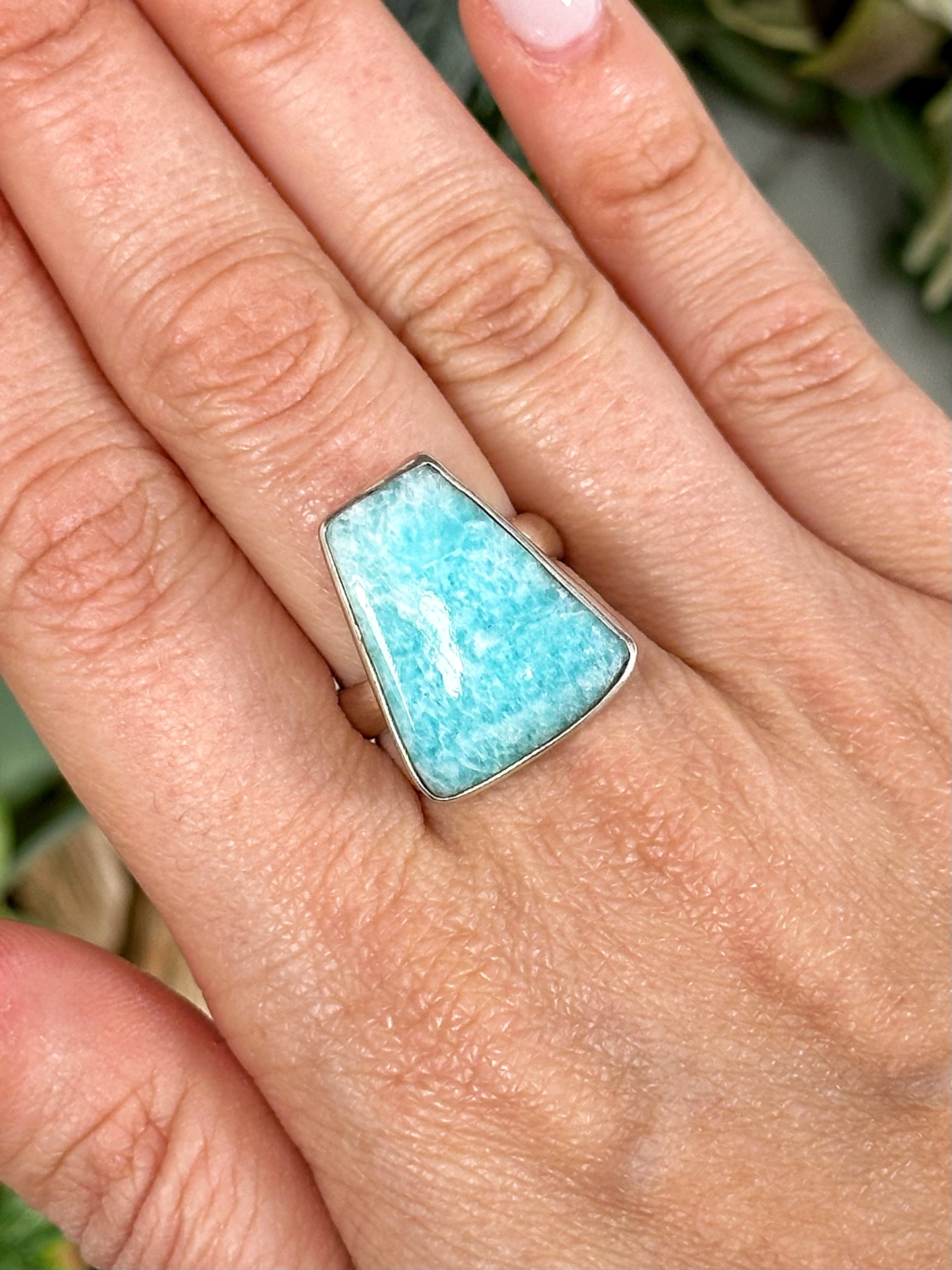 Amazonite Ring - #1