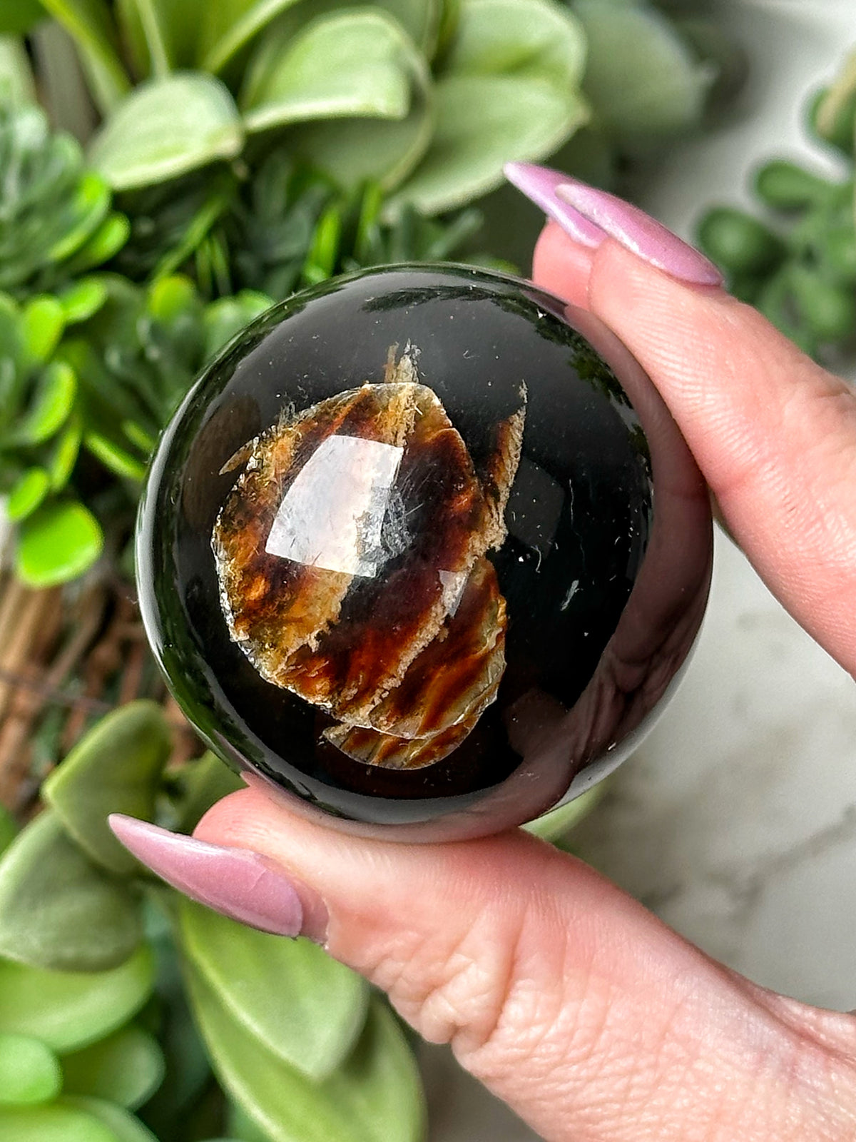 Amber Sphere -#14