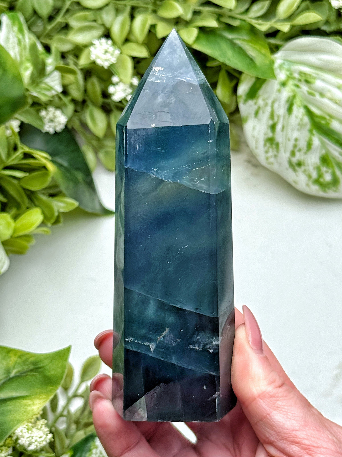 Fluorite Point - #14