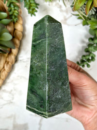 Nephrite Jade Tower - #2