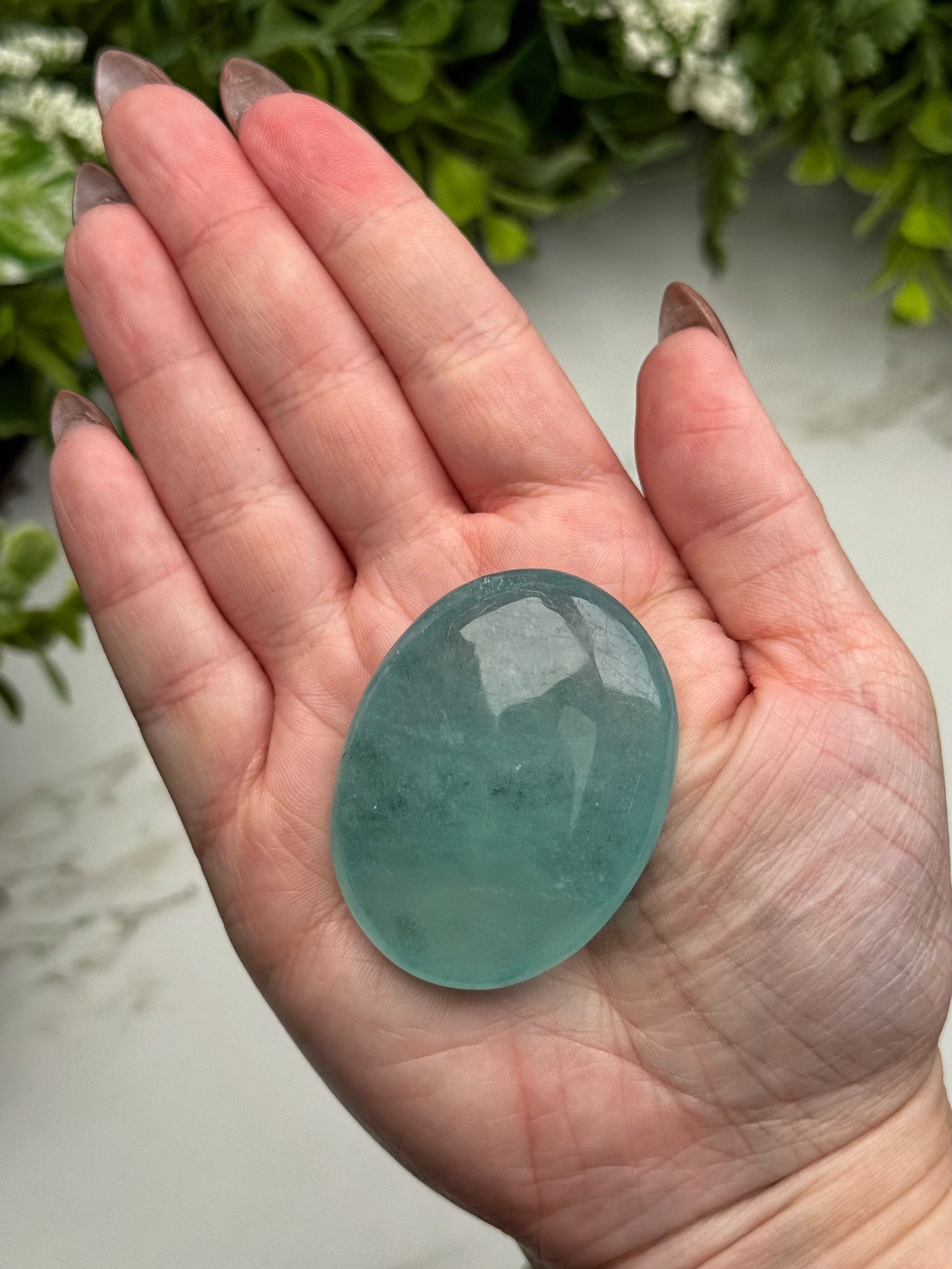 Aquamarine Palmstone - #13
