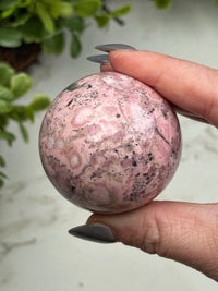 Rhodonite Sphere - #14