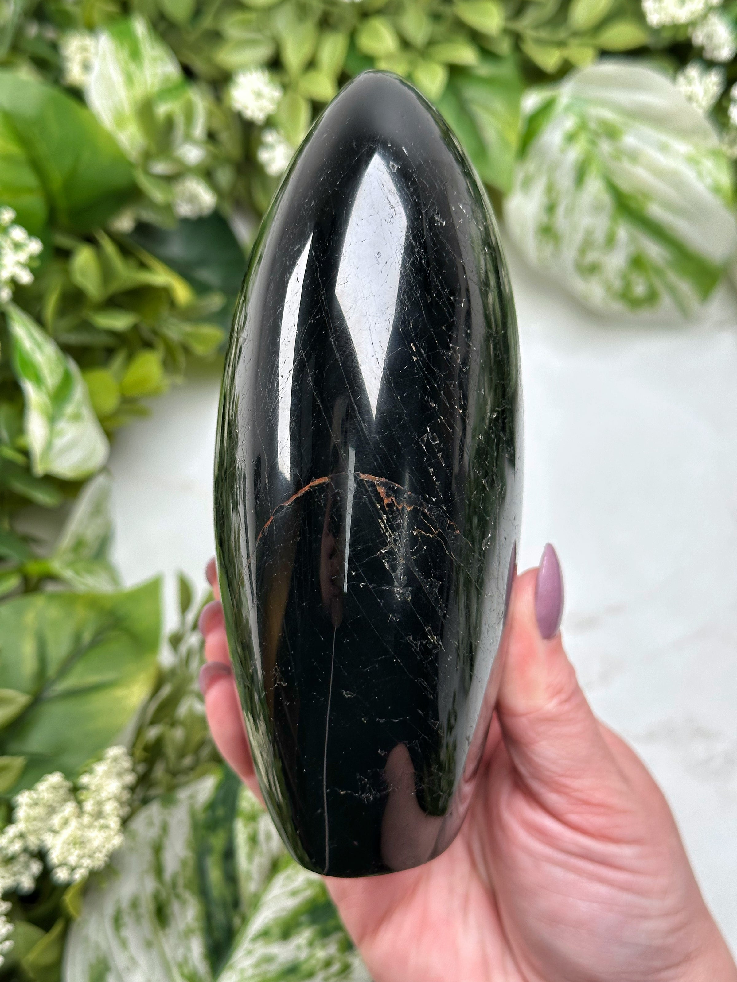 Black Tourmaline Freeform - #12