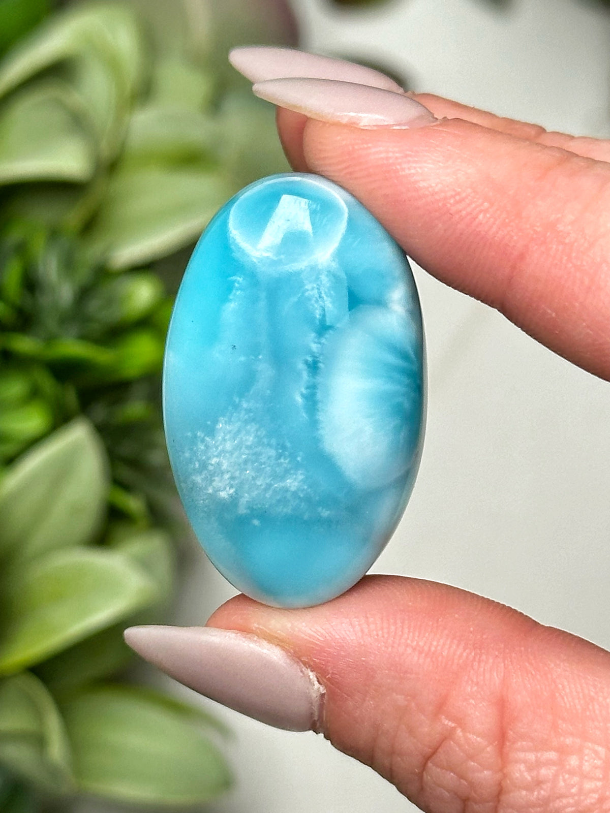 Larimar Worry Stone - #13