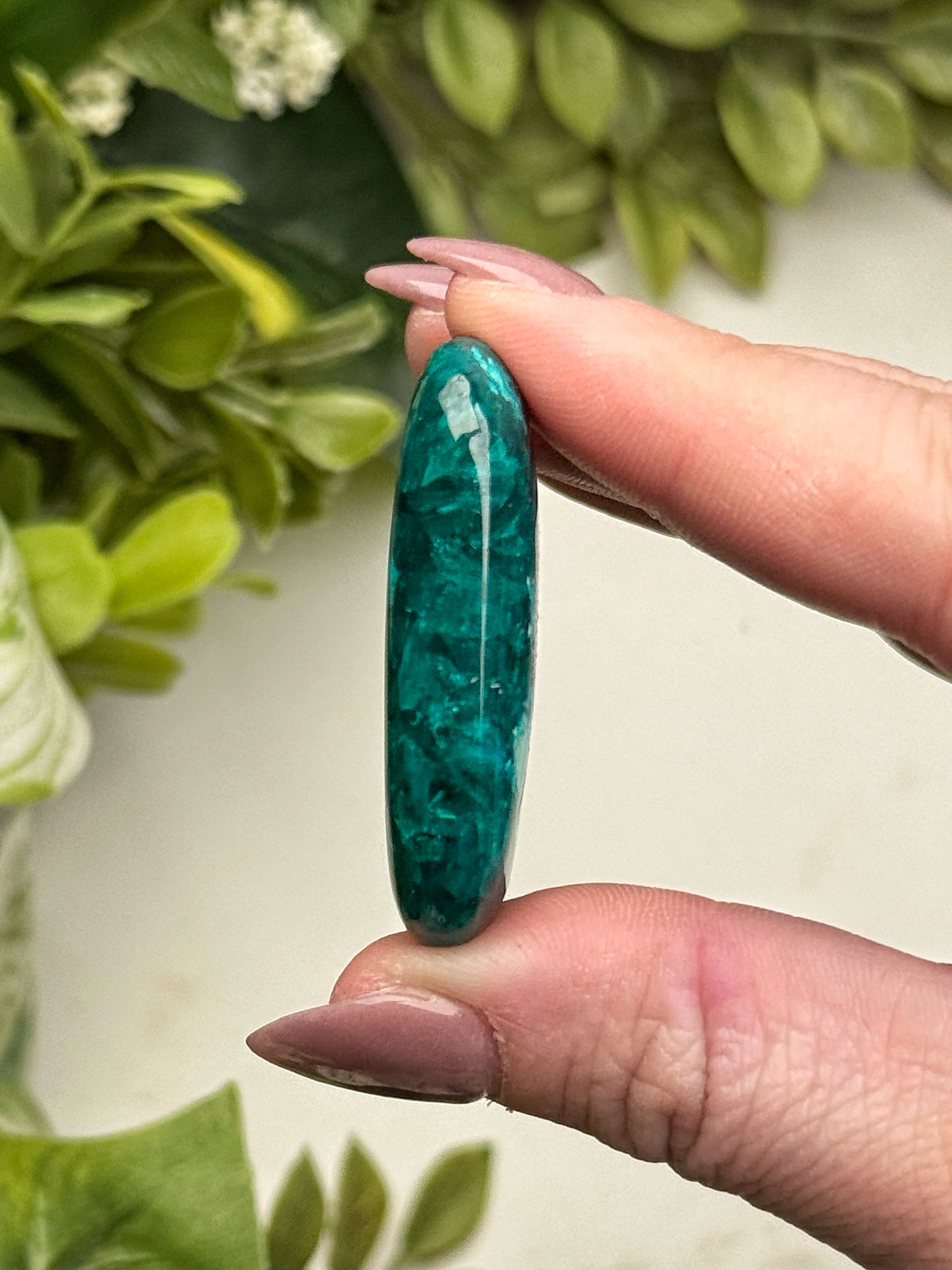 Dioptase Palmstone - #10