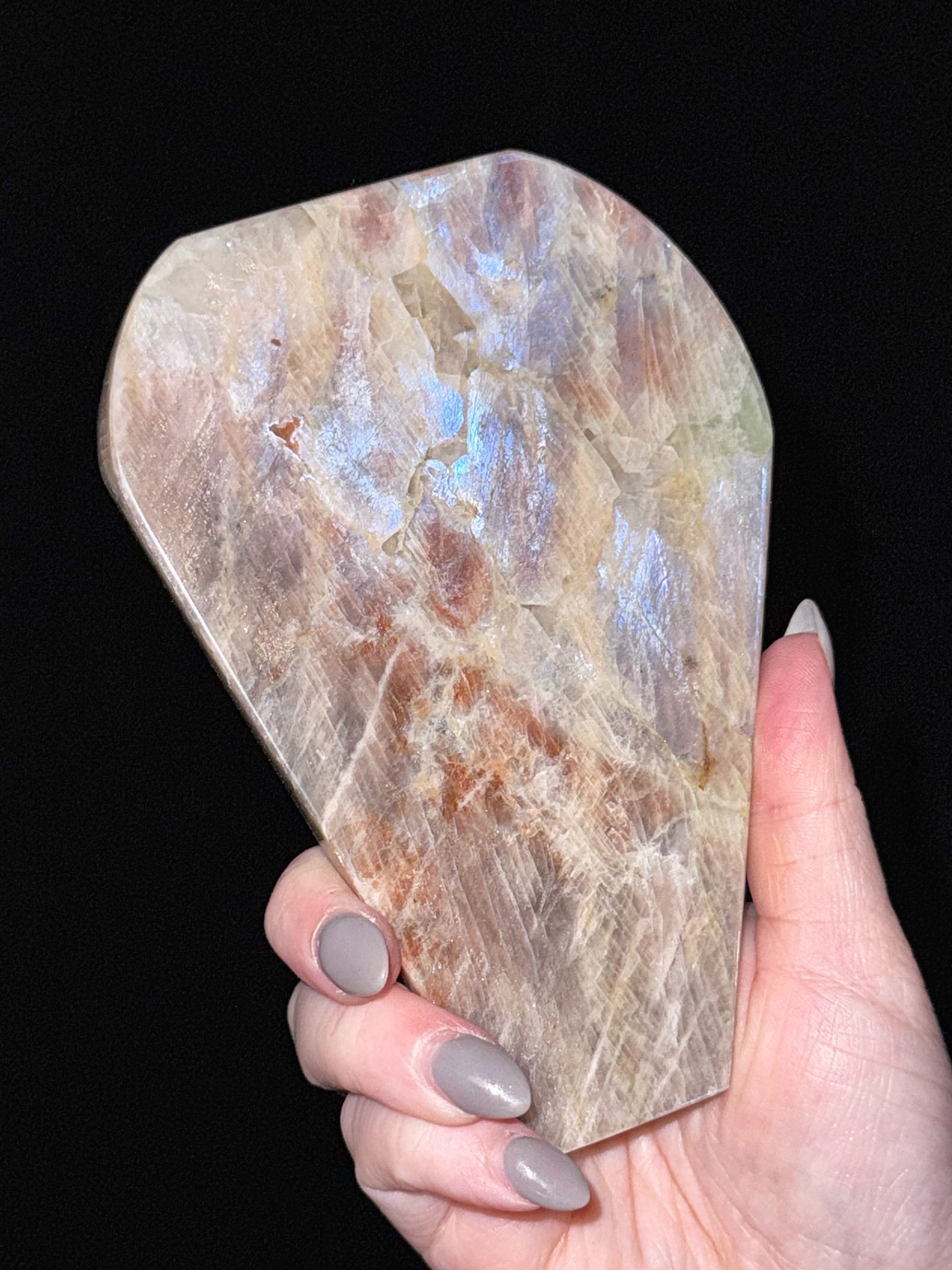 Moonstone with Sunstone Freeform - #6