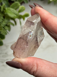 Raw Hematite in Quartz - #15