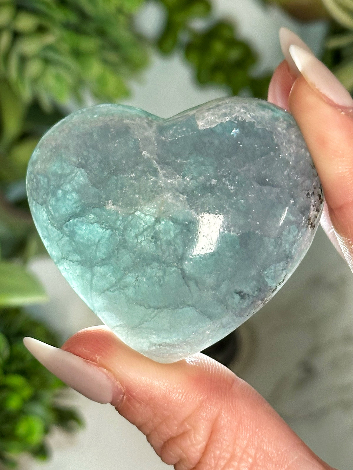 Fluorite Heart - #7
