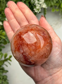 Fire Quartz Sphere - #16