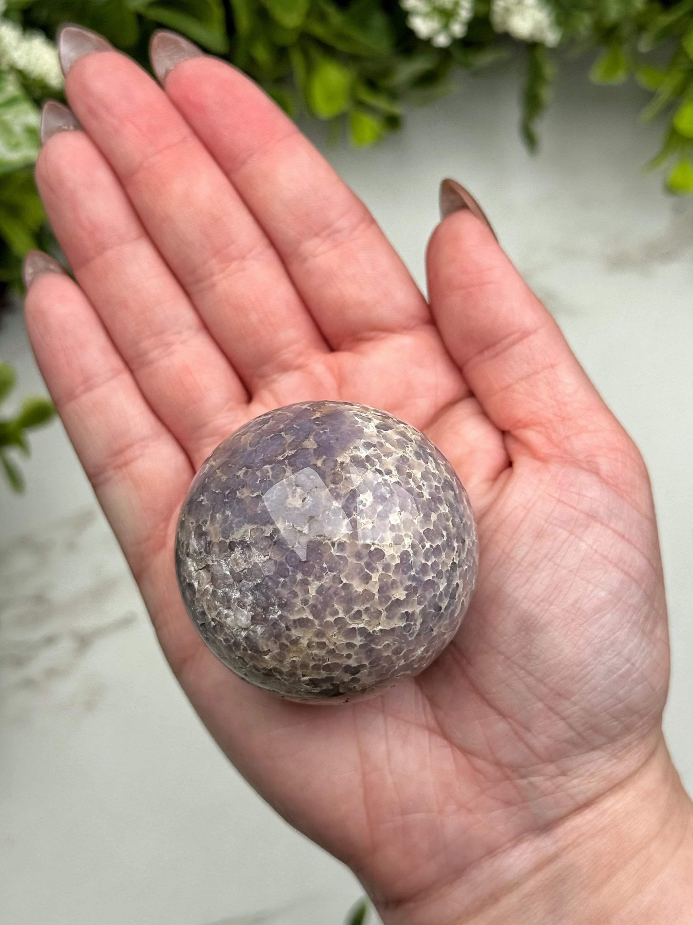 Grape Agate Sphere - #11