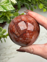 Fire Quartz Sphere - #14