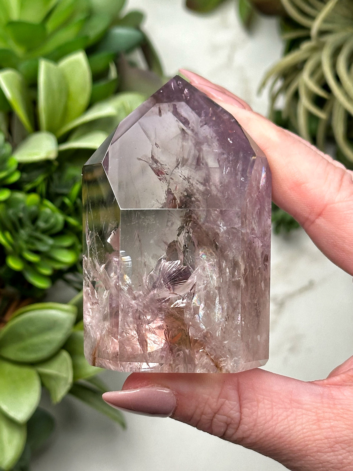 UV Reactive Amethyst Point - #14