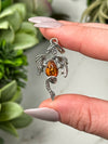 Amber Dragon Pendant -#1