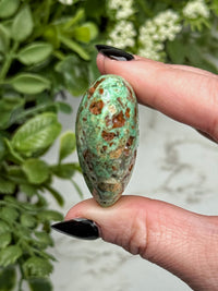 Green Smithsonite Heart - #12