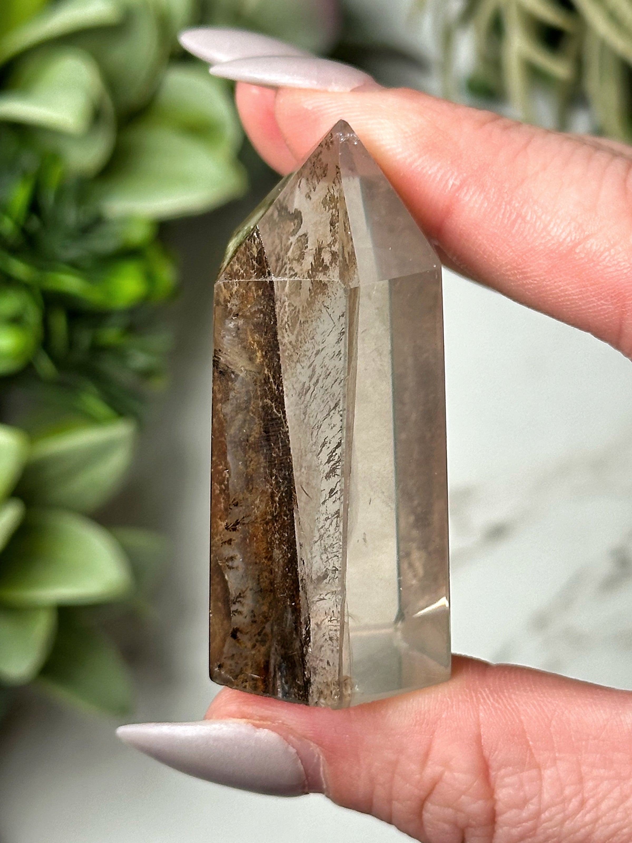 Dendritic Quartz Point - #9