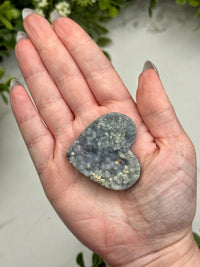 Grape Agate Heart - #4