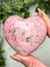 Rhodonite Heart - #6