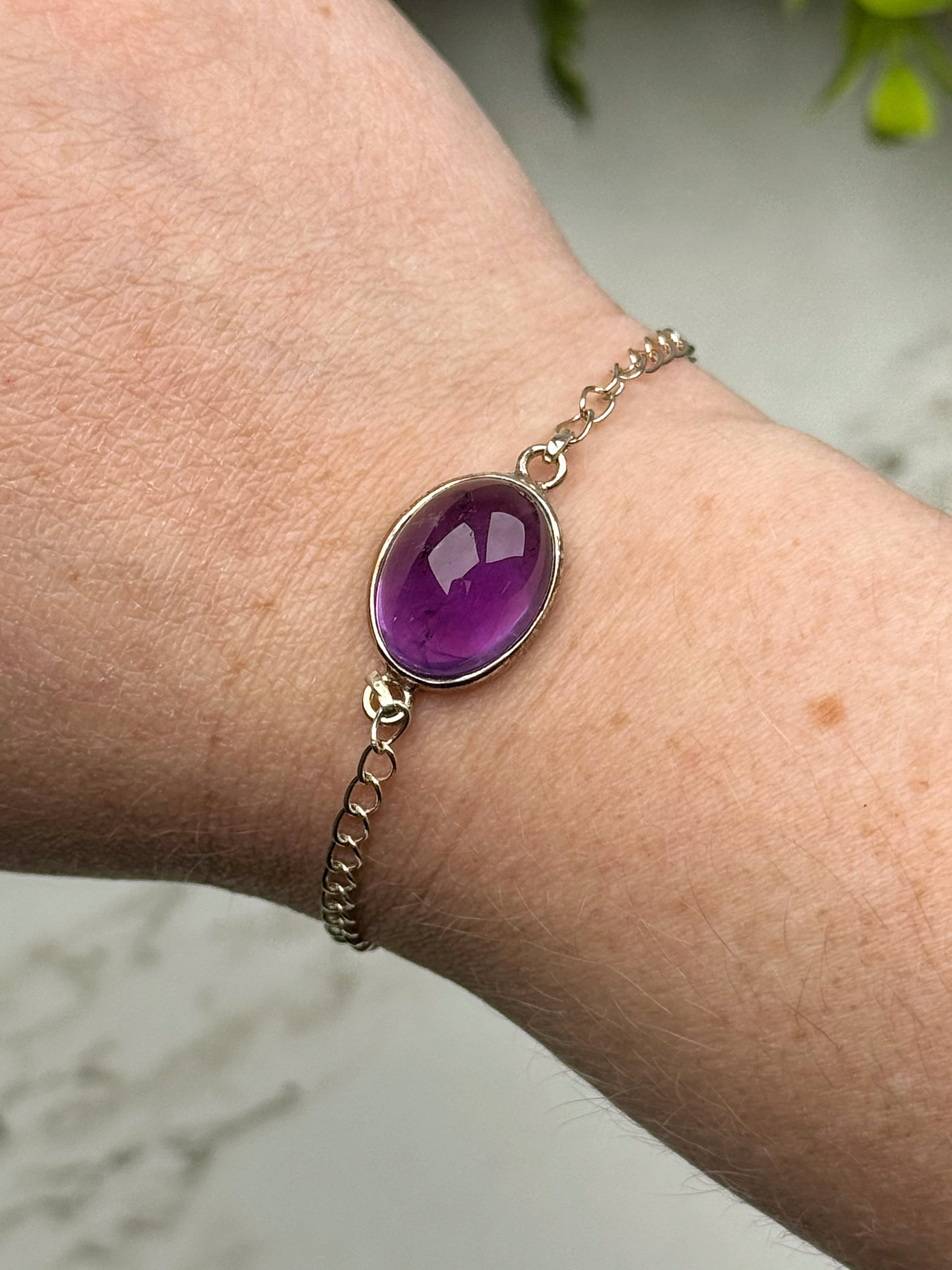 Amethyst Bracelets - Third-Eye & Crown Chakra - No. 68