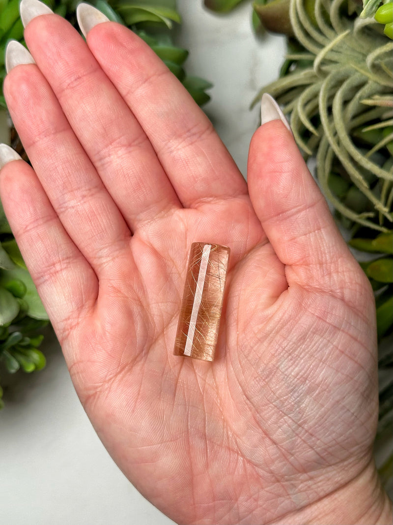Gold Rutile Cylinder - #4