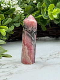 Rhodochrosite Point - #7