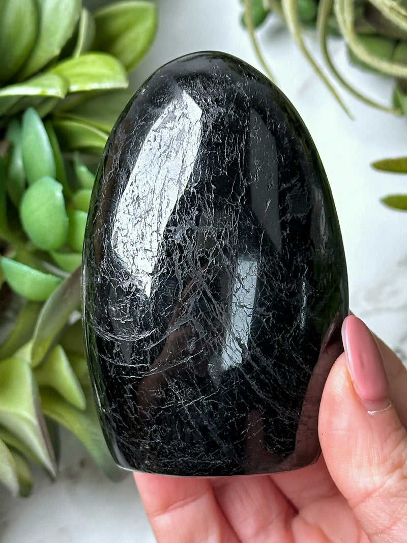 Black Tourmaline Freeform - #14