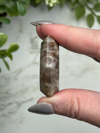 Moonstone with Sunstone Hexagon - #13