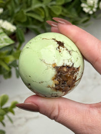 Chrysoprase Sphere - #9