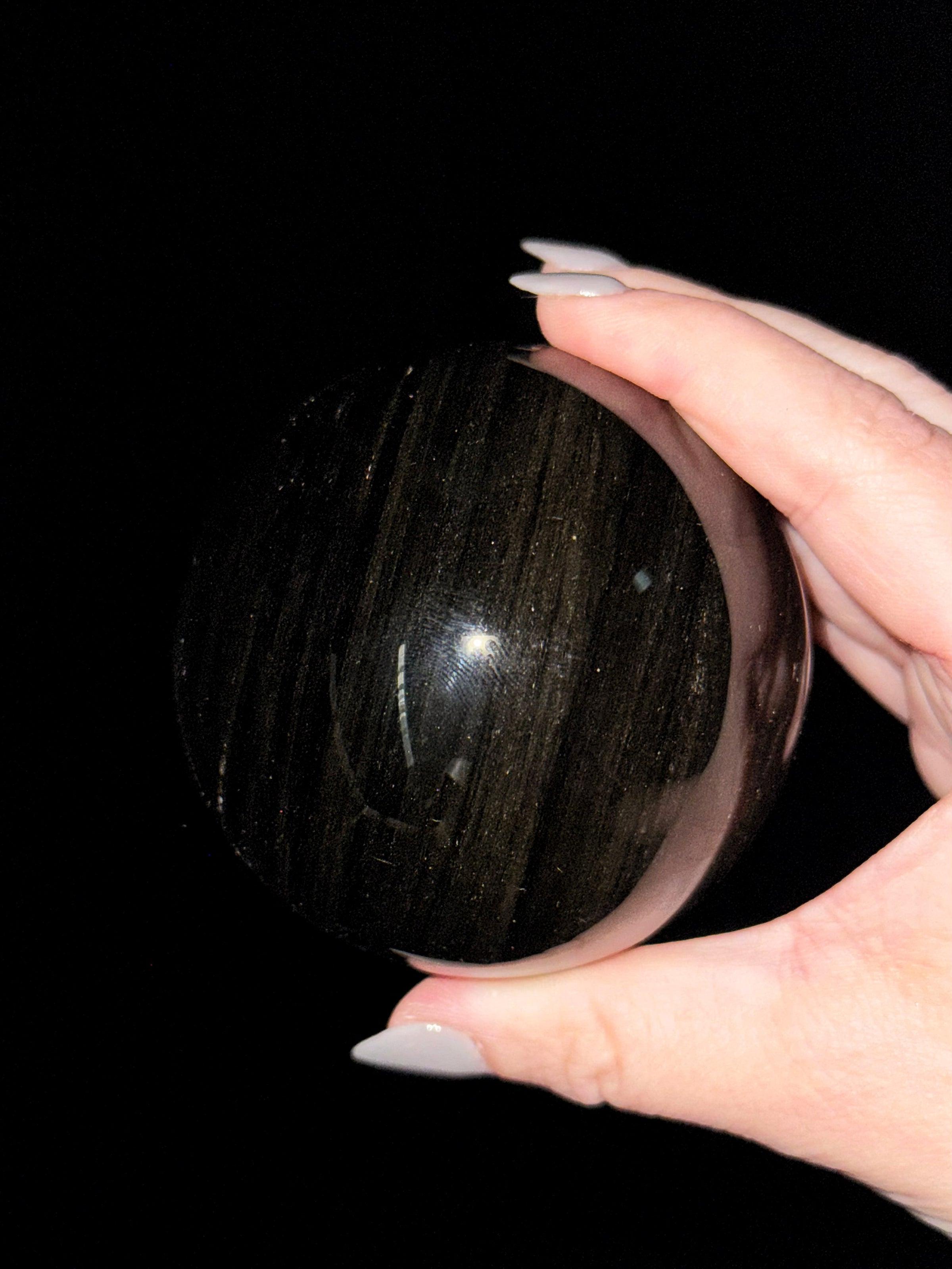 Gold Sheen Obsidian Sphere - #1