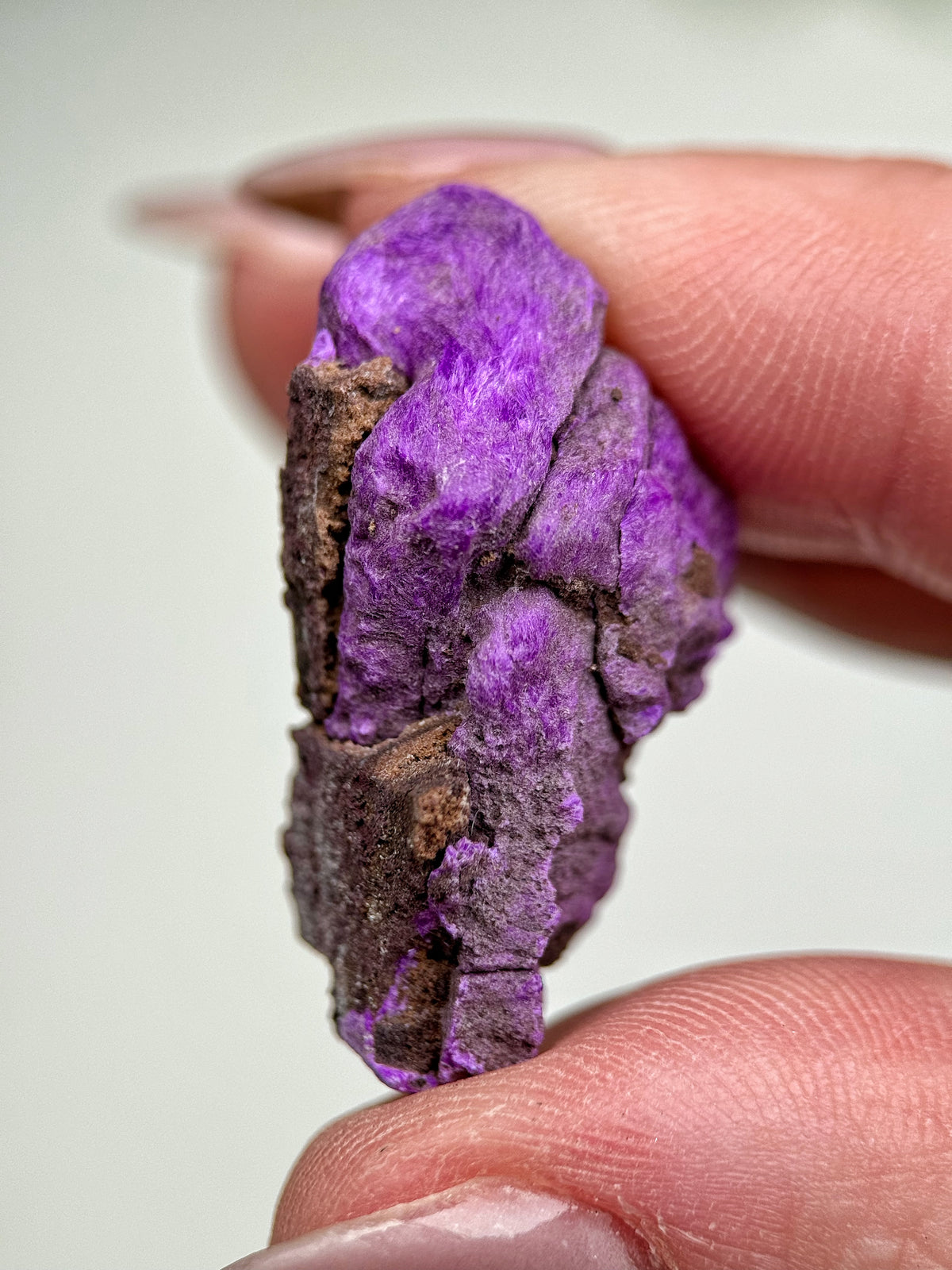 Fibrous Raw Sugilite - #8