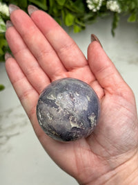 Grape Agate Sphere - #12