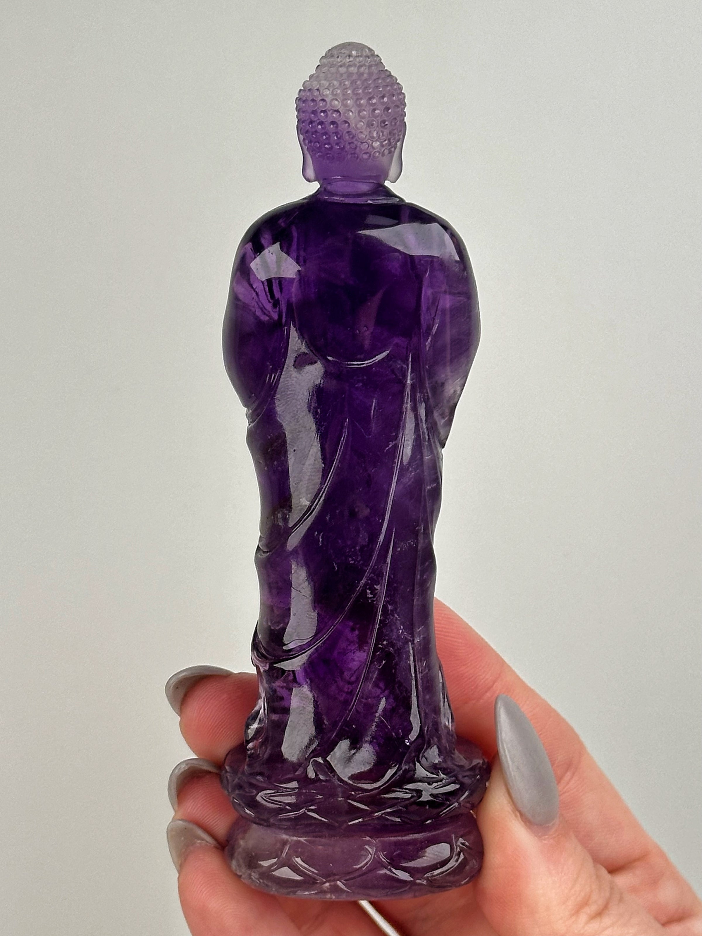 High Quality Amethyst Buddha - #1