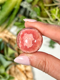 Gem Rhodochrosite Sphere - #2