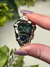 Azurite Malachite Dragon Pendant - #1
