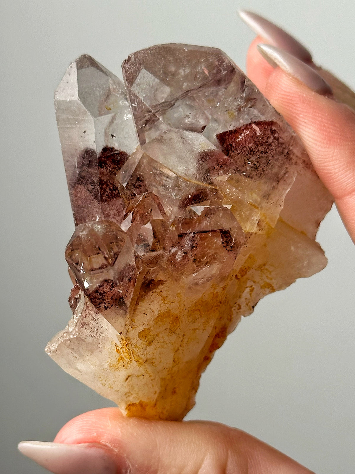 Raw Hematite in Quartz - #10