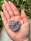 Grape Agate Heart - #1