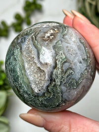Moss Agate Sphere - #3
